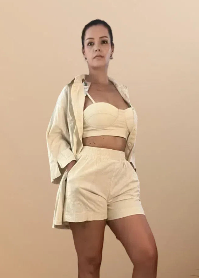 Beige Trio Set