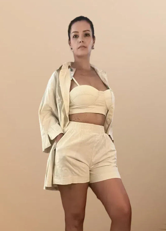 Beige Trio Set
