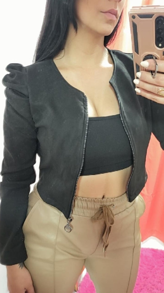Black Short Blazer