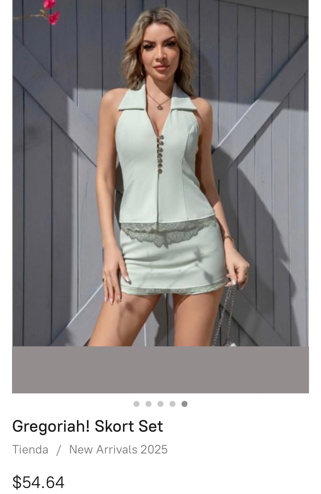 Vest and Skort set