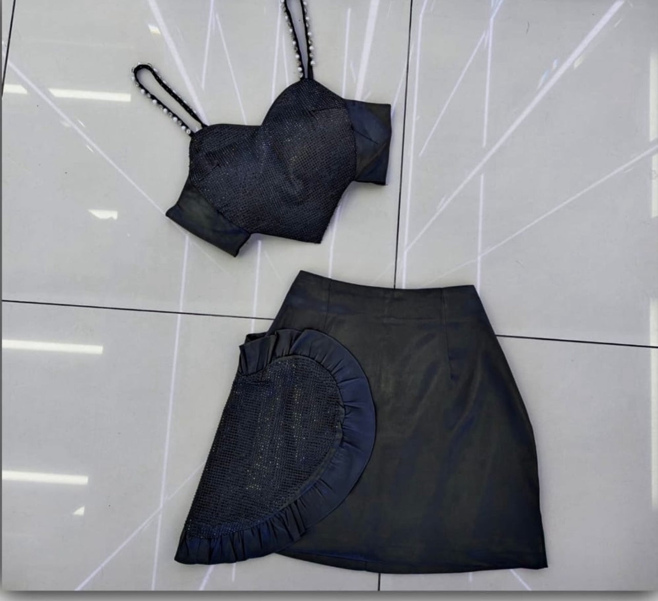 Heart Skirt Set