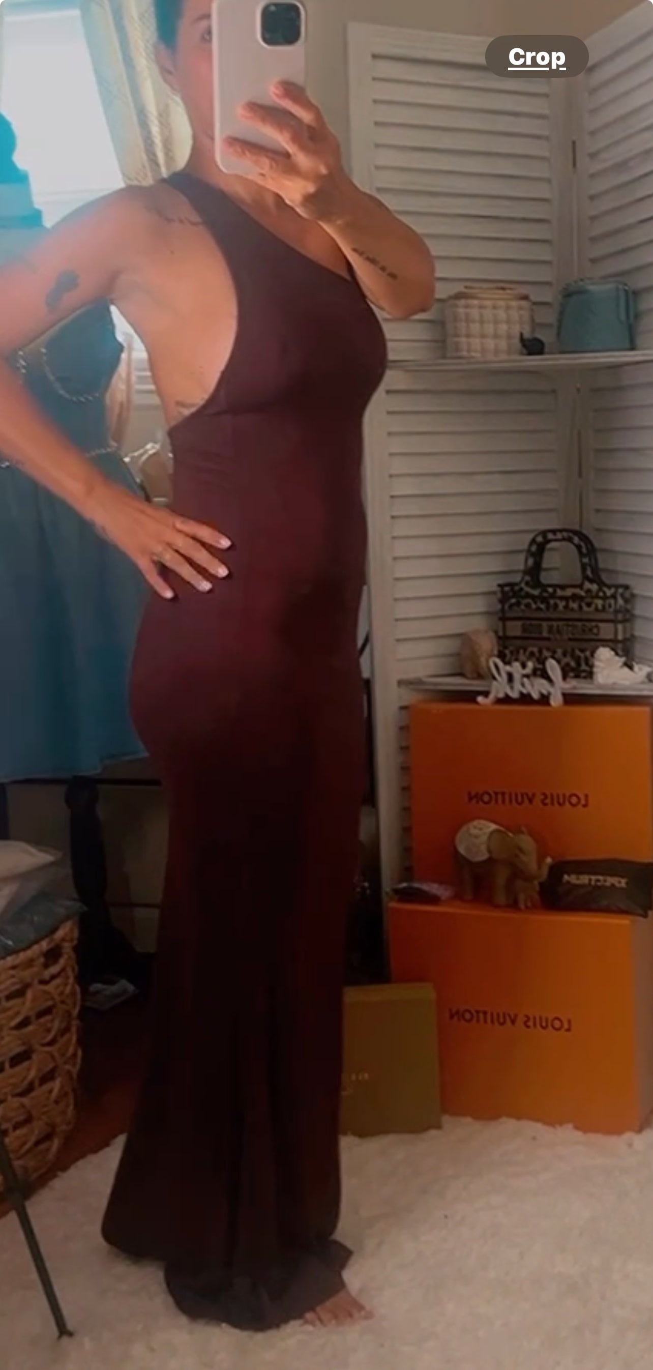 Brown Bodycon Dress